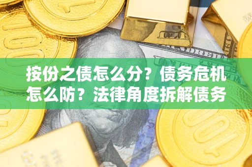 武汉按份之债怎么分？债务危机怎么防？法律角度拆解债务分配与风险自保指南