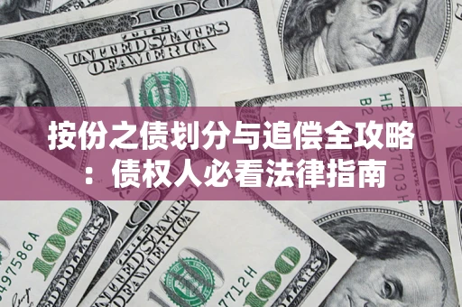 武汉按份之债划分与追偿全攻略：债权人必看法律指南