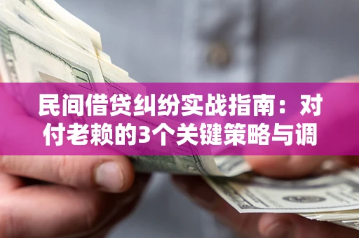 武汉民间借贷纠纷实战指南：对付老赖的3个关键策略与调解盲区解析