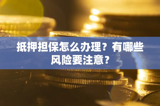 武汉抵押担保怎么办理？有哪些风险要注意？