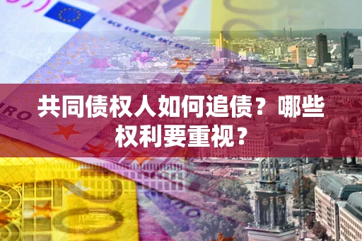 武汉共同债权人如何追债？哪些权利要重视？