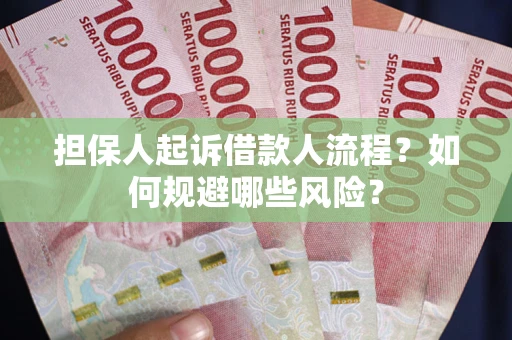 武汉担保人起诉借款人流程？如何规避哪些风险？
