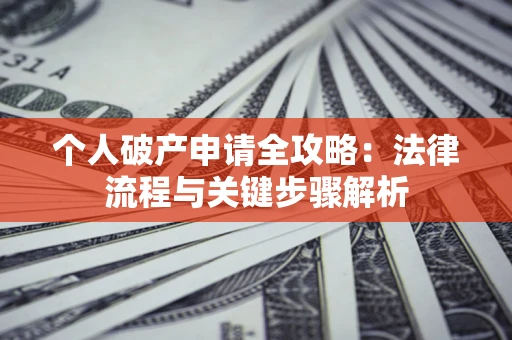 武汉个人破产申请全攻略：法律流程与关键步骤解析