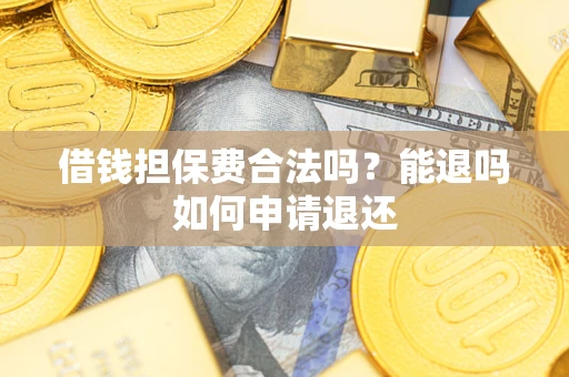 武汉借钱担保费合法吗？能退吗如何申请退还